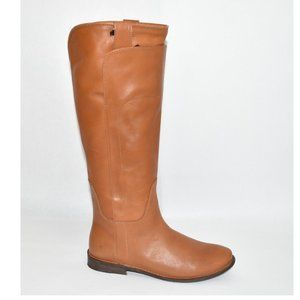 New! Frye 'Paige' Tall Leather Riding Boot Cognac Leather Sz 7.5 3476536 T44